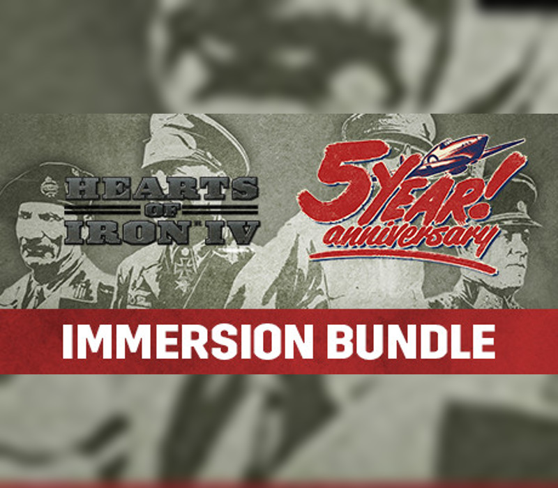 Hearts of Iron IV: Immersion Bundle Steam