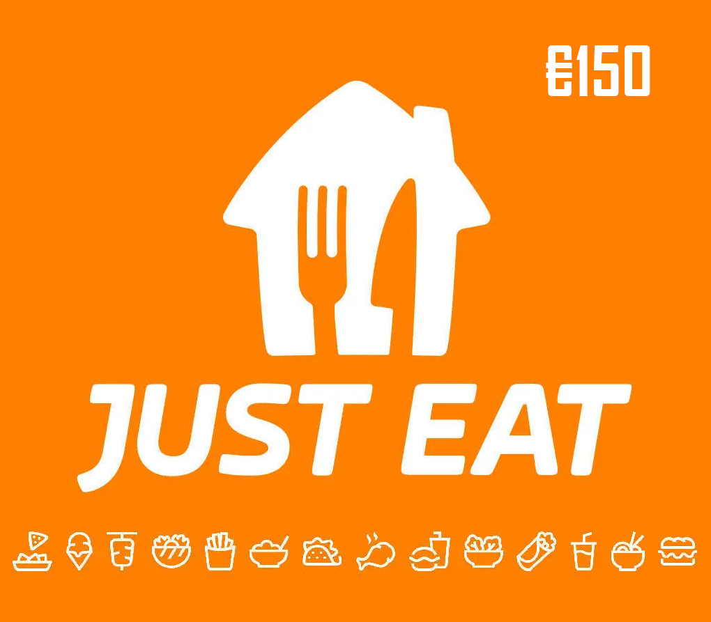 

Just Eat €150 Gift Card NL