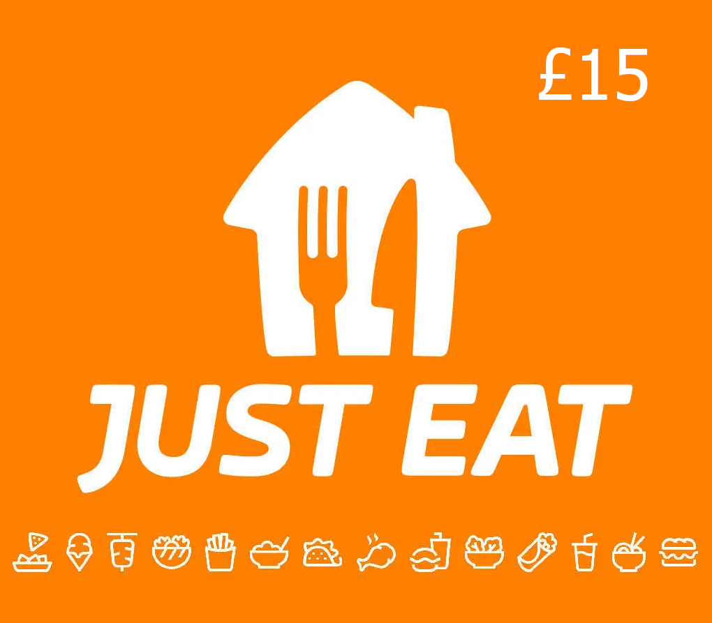 Just Eat £15 Gift Card UK