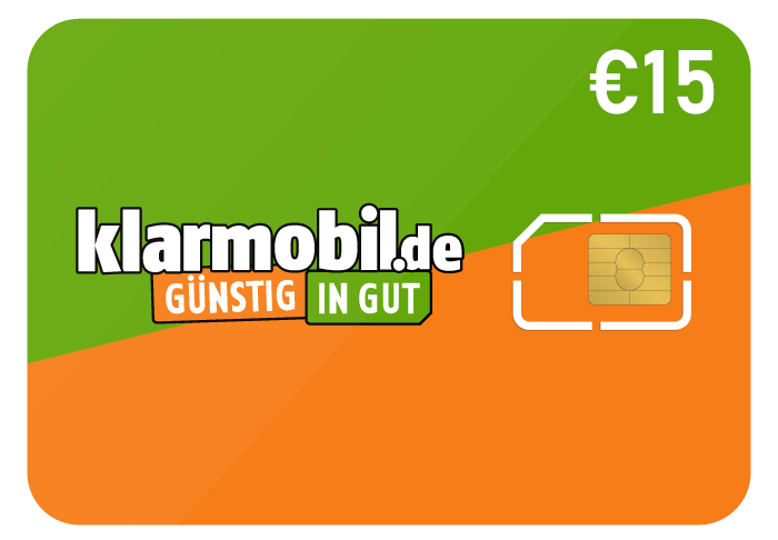 Klarmobil €15 Gift Card DE