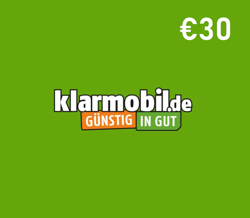 

Klarmobil €30 Gift Card DE