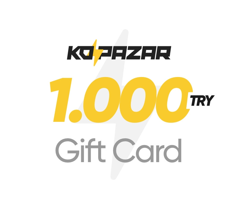 

Kopazar 1000 TRY Gift Card