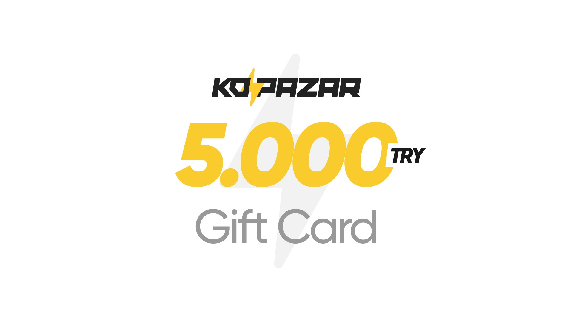 Kopazar 5000 TRY Gift Card