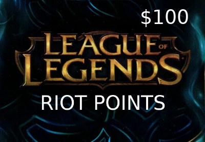 League Of Legends 100 USD Prepaid RP Card US