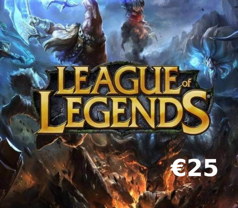 

League of Legends 25 EUR Prepaid RP Card EU