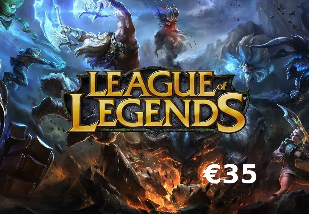 League of Legends LOL Riot Points Gamecard 35 EUR