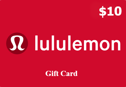 Lululemon $10 Gift Card US