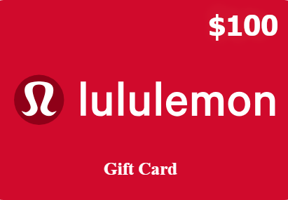 Lululemon $100 Gift Card US