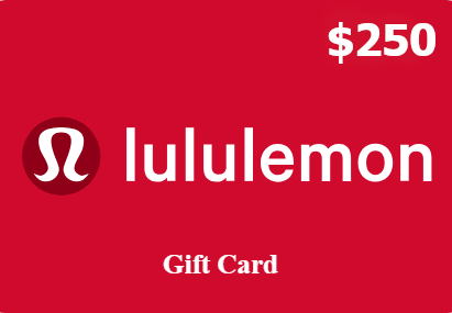 Lululemon $250 Gift Card US