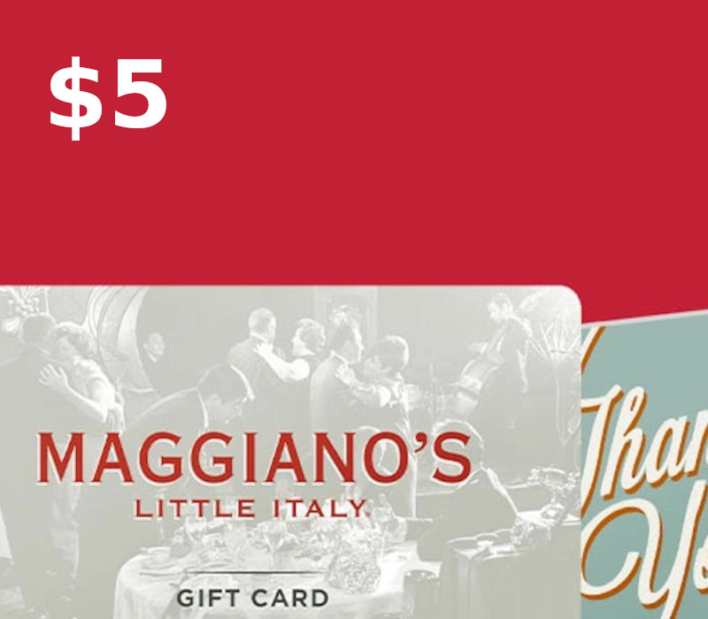 

Maggiano's Little Italy $5 Gift Card US