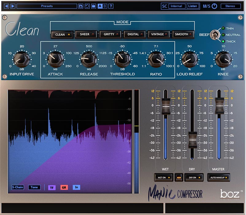 Boz Digital Labs - Manic Compressor VST PC/MAC CD Key