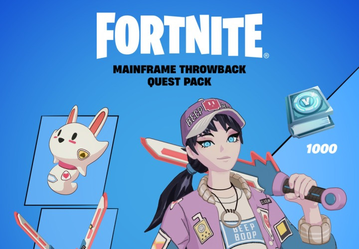 Fortnite - Mainframe Throwback Quest Pack DLC US XBOX One / Xbox Series X,S CD Key