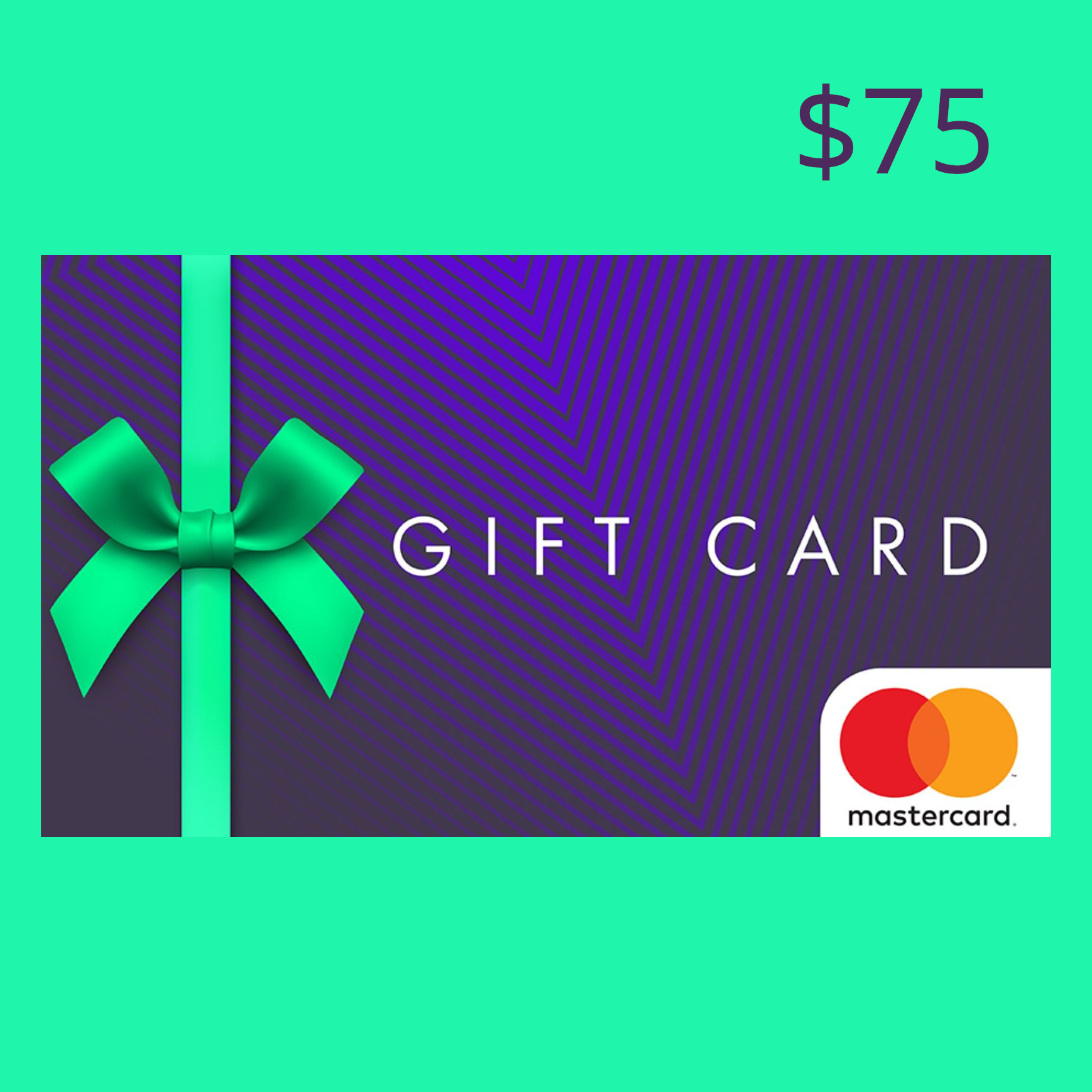 

Mastercard Gift Card $75 US