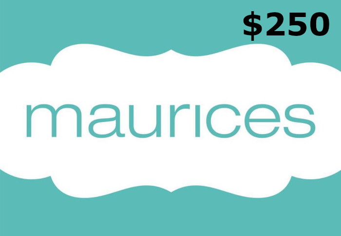 Maurices $250 Gift Card US