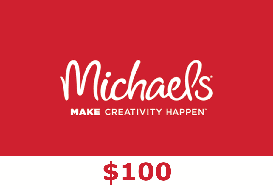 Michaels $100 Gift Card US