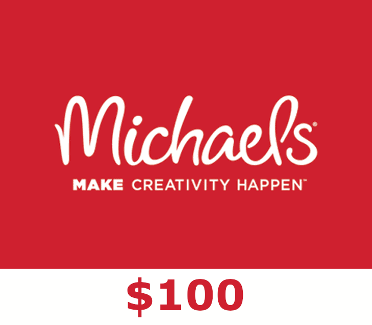 

Michaels $100 Gift Card US