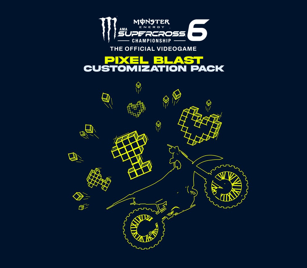 

Monster Energy Supercross 6 - Pixel Blast Customization Pack DLC EU XBOX One / Xbox Series X|S CD Key