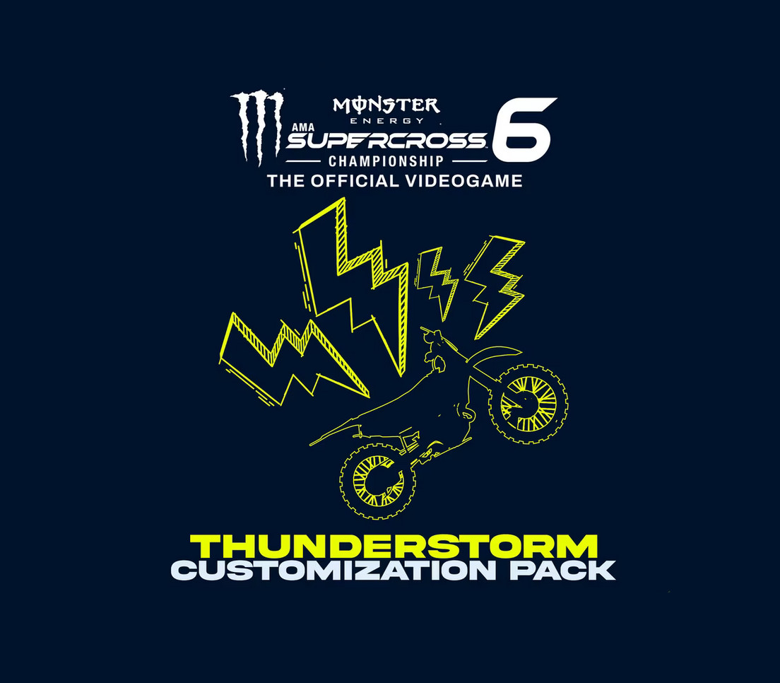 

Monster Energy Supercross 6 - Thunderstorm Customization Pack DLC EU XBOX One / Xbox Series X|S CD Key