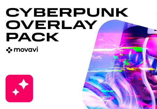 Movavi Video Editor 2023 - Cyberpunk Overlay Pack DLC Steam CD Key screenshot 1