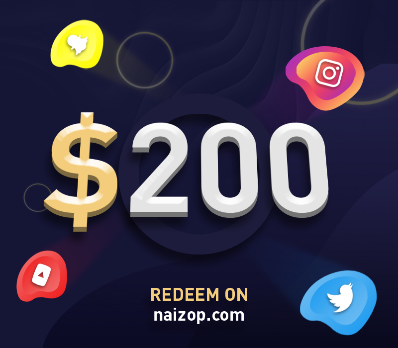 Naizop 200 USD Gift Card