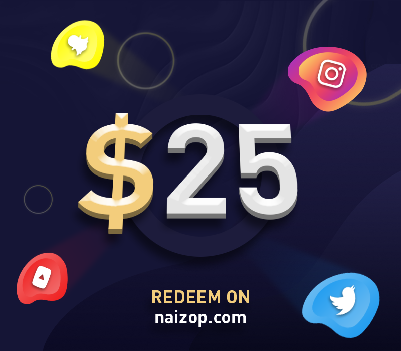 Naizop 25 USD Gift Card
