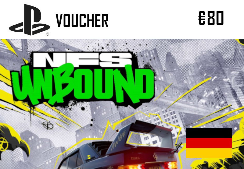 Need For Speed Unbound PlayStation Network Card €80 DE