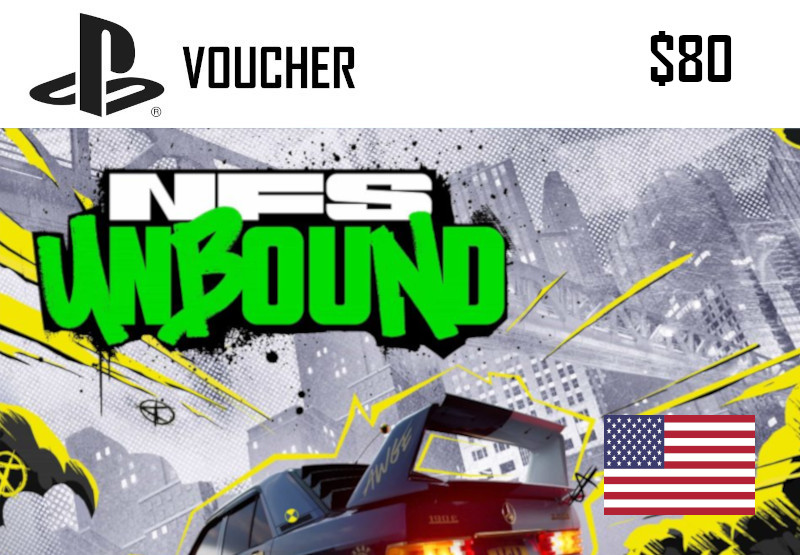 Need For Speed Unbound PlayStation Network Card $80 US