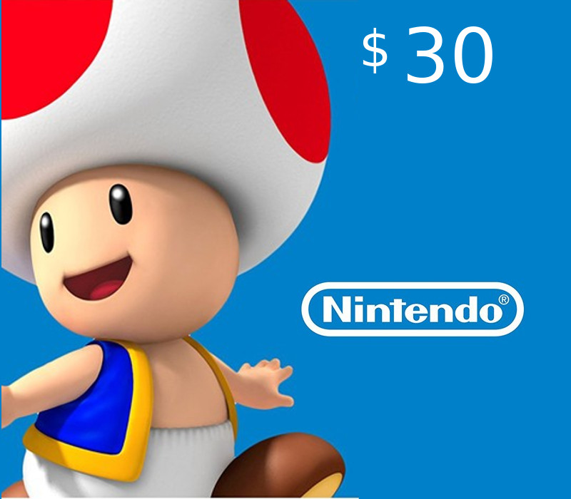 

Nintendo eShop Prepaid Card $30 CA Key