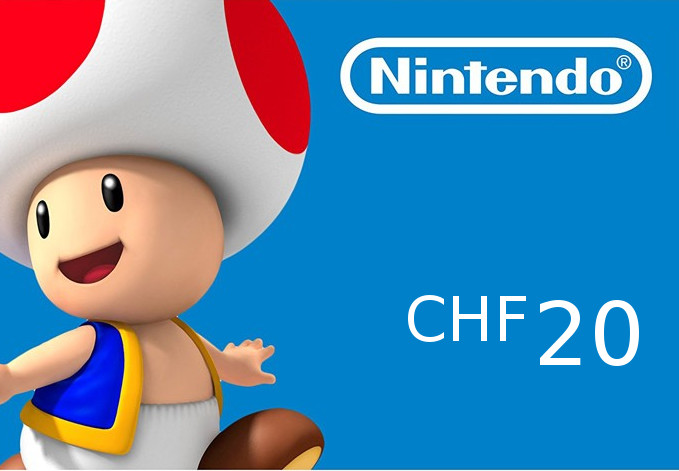 Nintendo EShop Prepaid Card CHF 20 CH Key