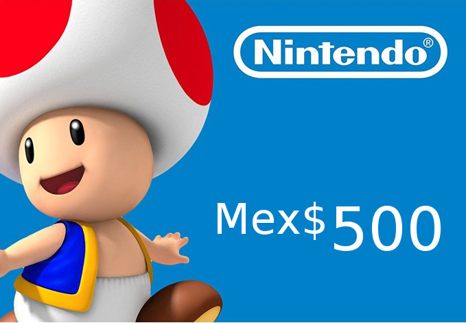 Nintendo EShop Prepaid Card MXN 500 MX Key