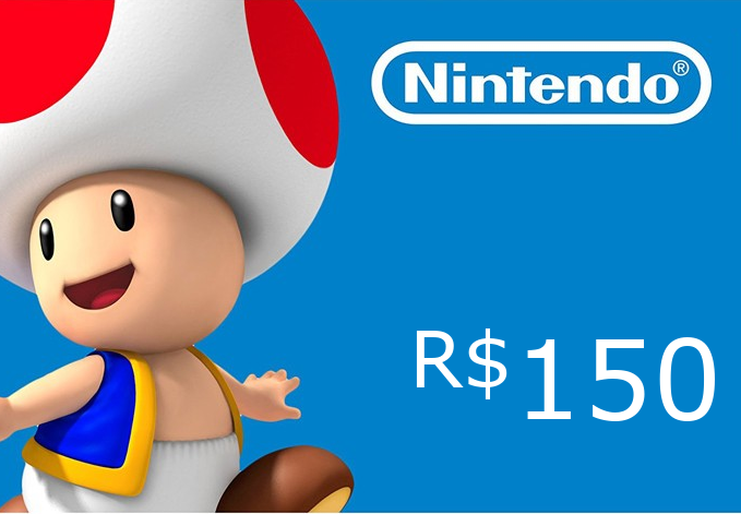 Nintendo EShop Prepaid Card R$150 BR Key