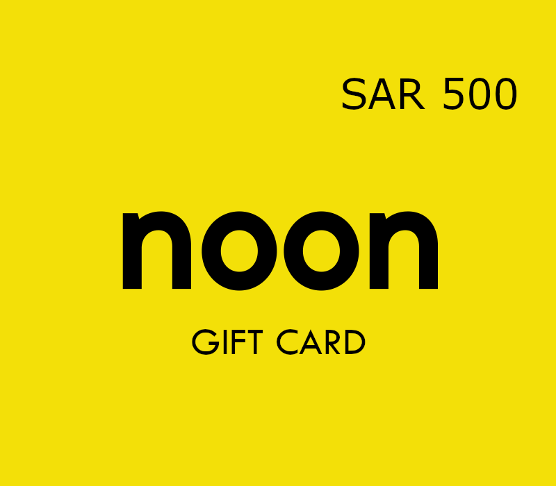 

noon SAR 500 Gift Card SA