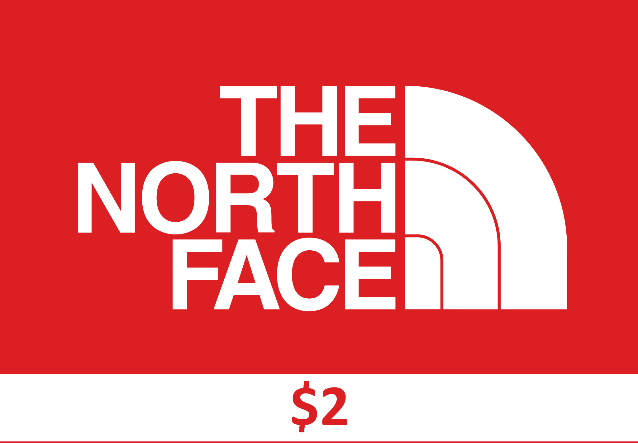  The North Face $2 Gift Card US screenshot 1