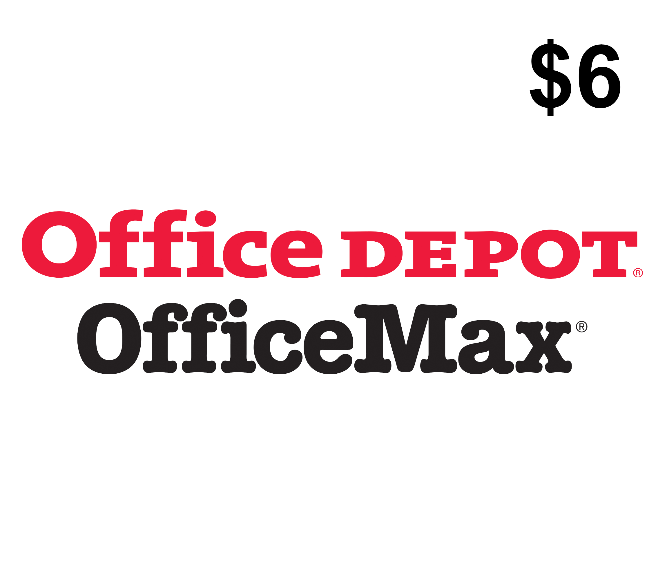 

Office Depot $6 Gift Card US