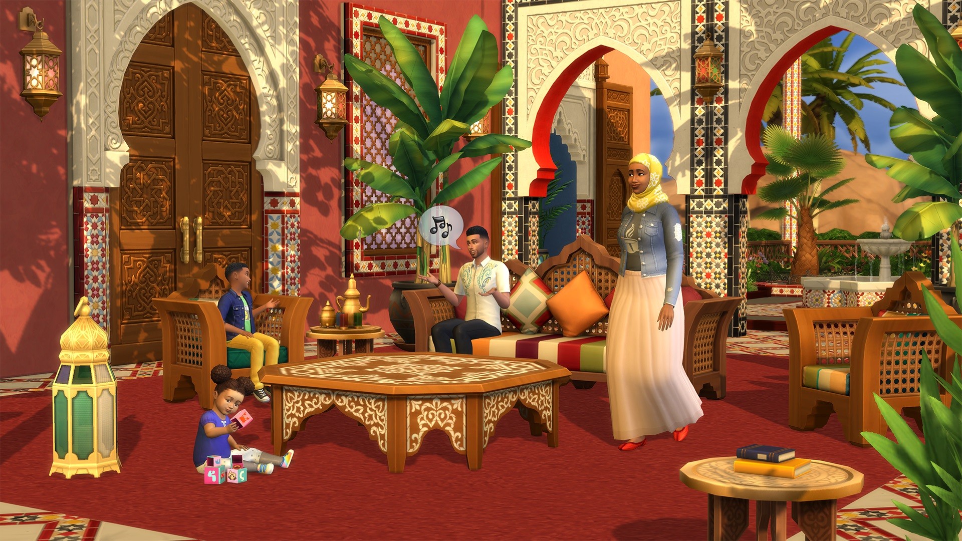 The Sims 4 - Courtyard Oasis Kit DLC Origin CD Key