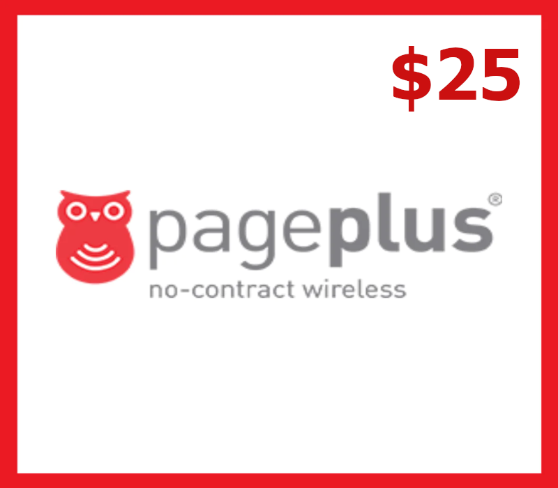 

PagePlus PIN $25 Gift Card US