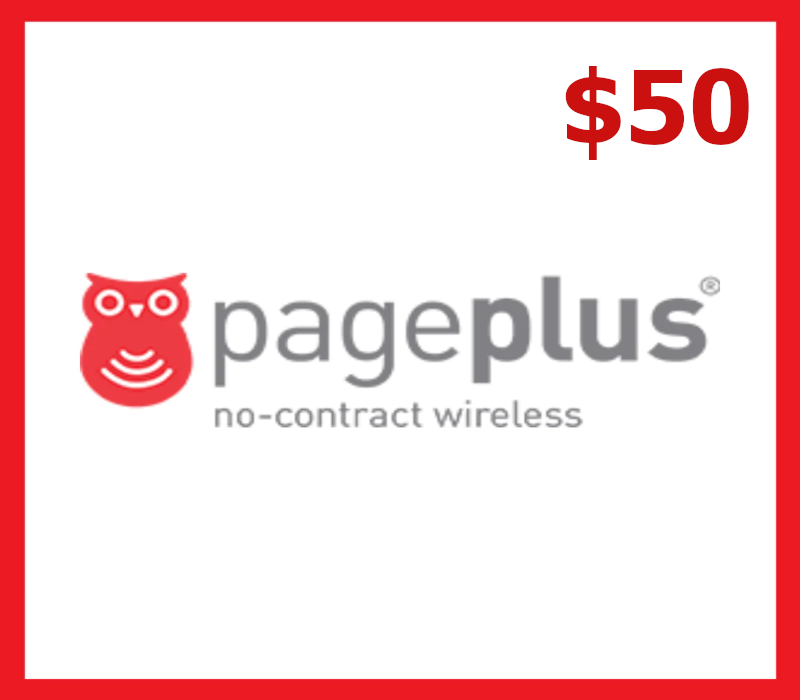 

PagePlus PIN $50 Gift Card US