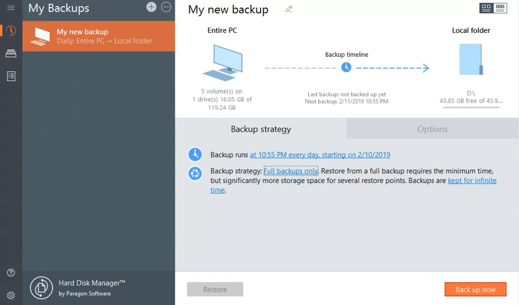 Paragon Hard Disk Manager 17 Key (Lifetime / 1 PC) screenshot 3