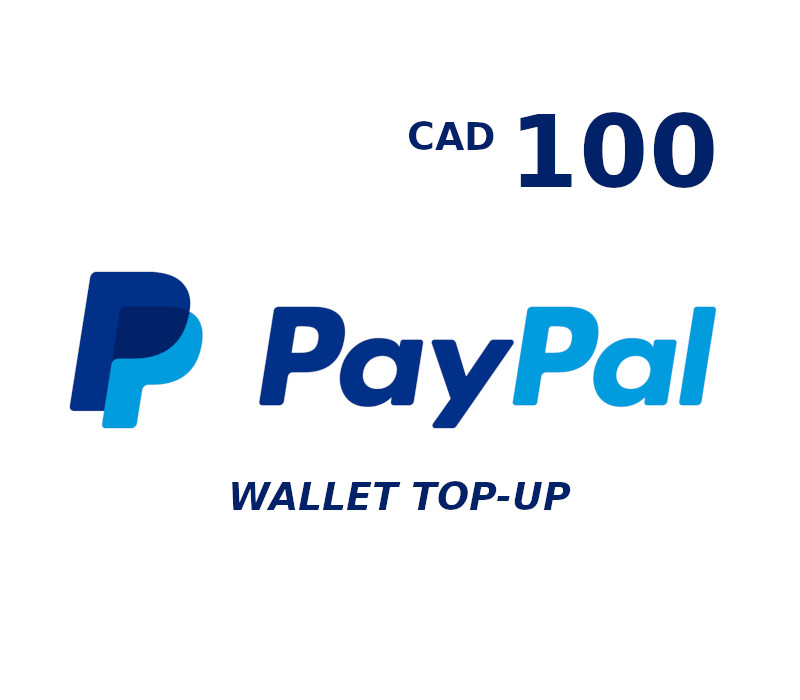 

PayPal Wallet 100 CAD Top Up