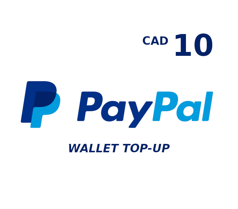 

PayPal Wallet 10 CAD Top Up