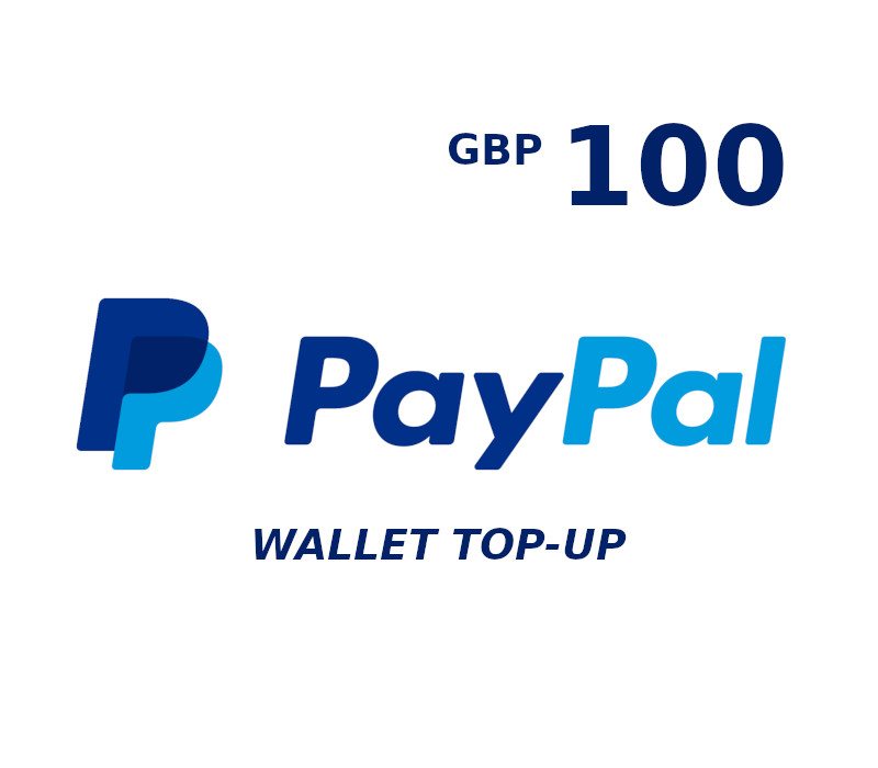 

PayPal Wallet 100 GBP Top Up