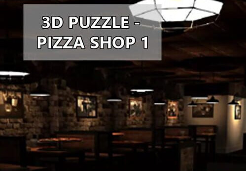  3D PUZZLE - Pizza Shop 1 PC Steam CD Key screenshot 1