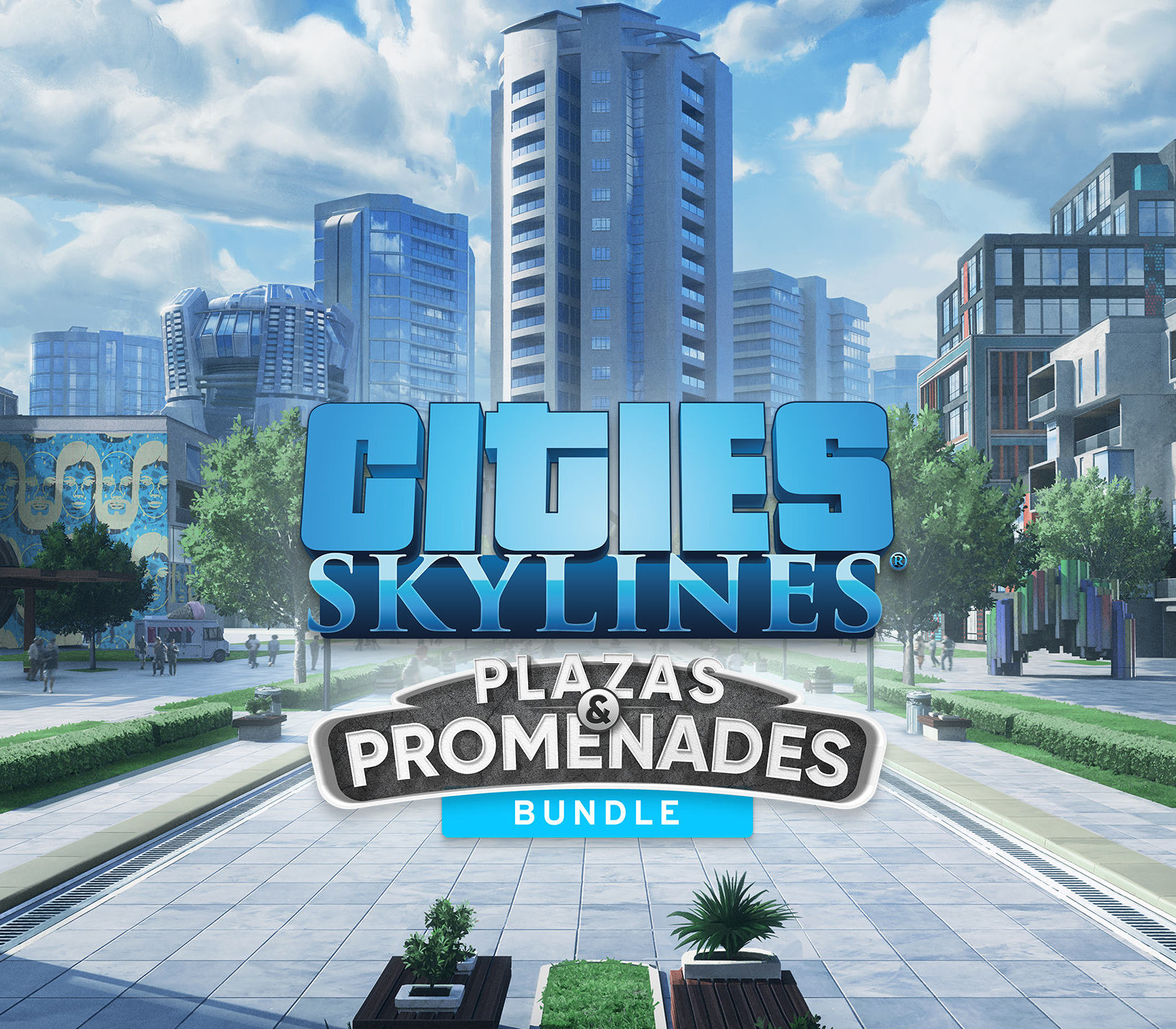 Cities: Skylines - Plazas & Promenades DLC Bundle Steam