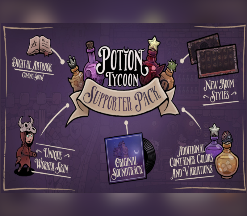 

Potion Tycoon - Supporter Pack DLC Steam CD Key