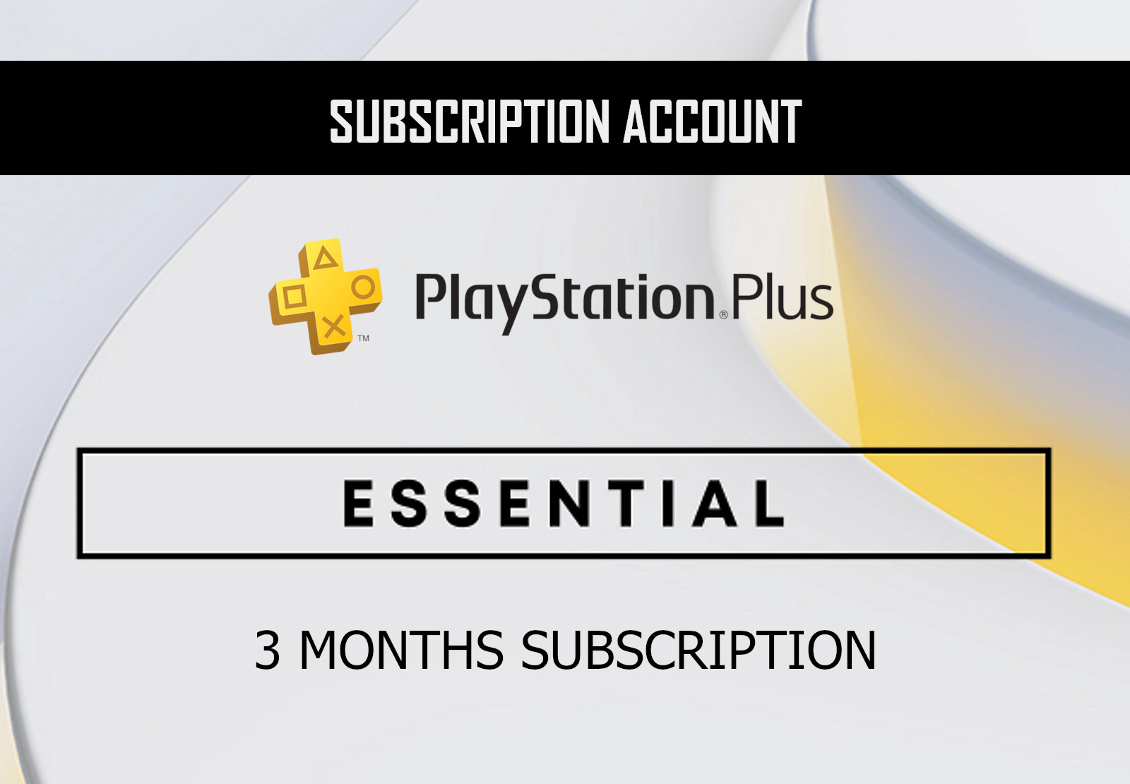 PlayStation Plus Essential 3 Months Subscription ACCOUNT