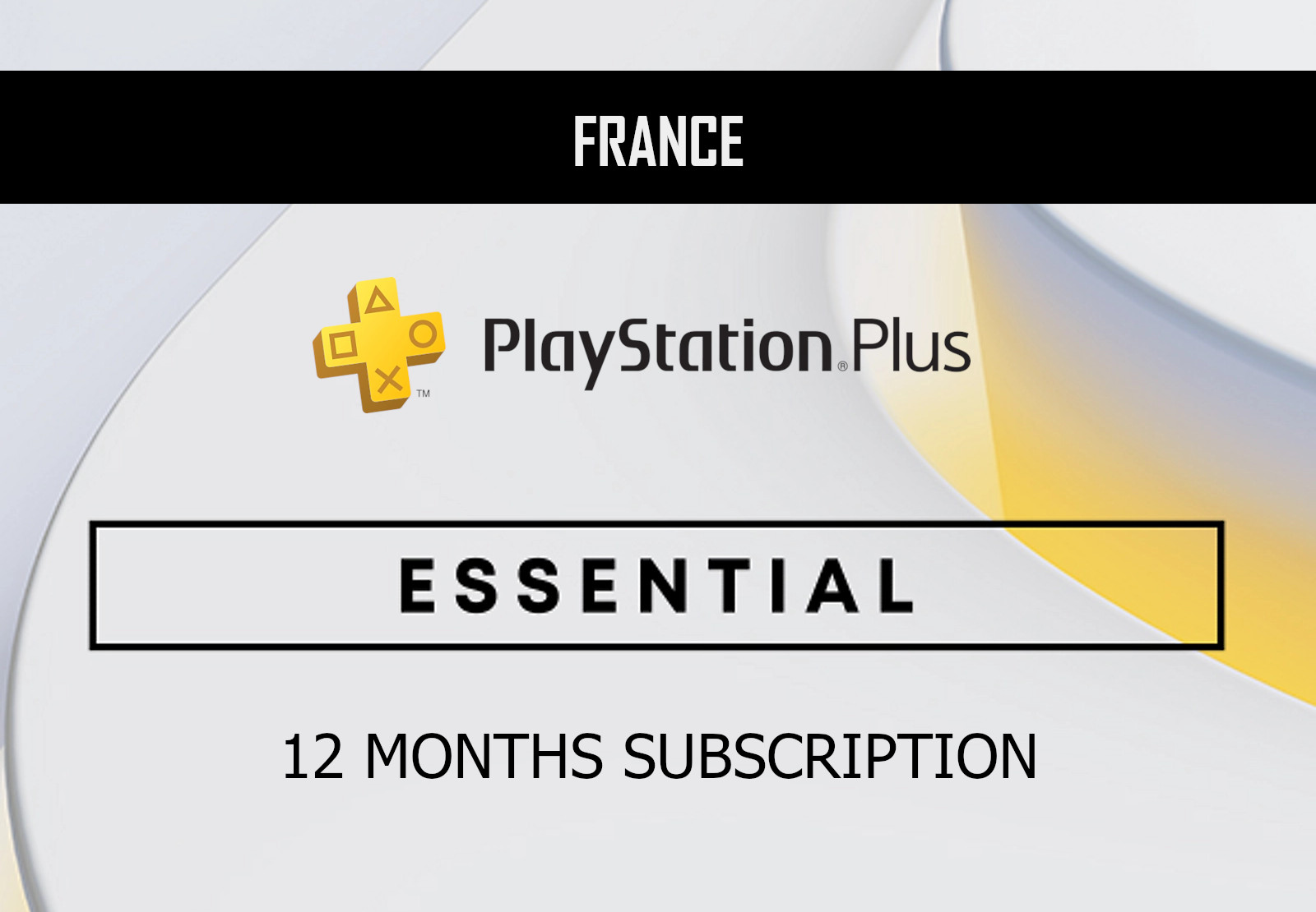 Buy Playstation Plus - 12 month membership (FR)