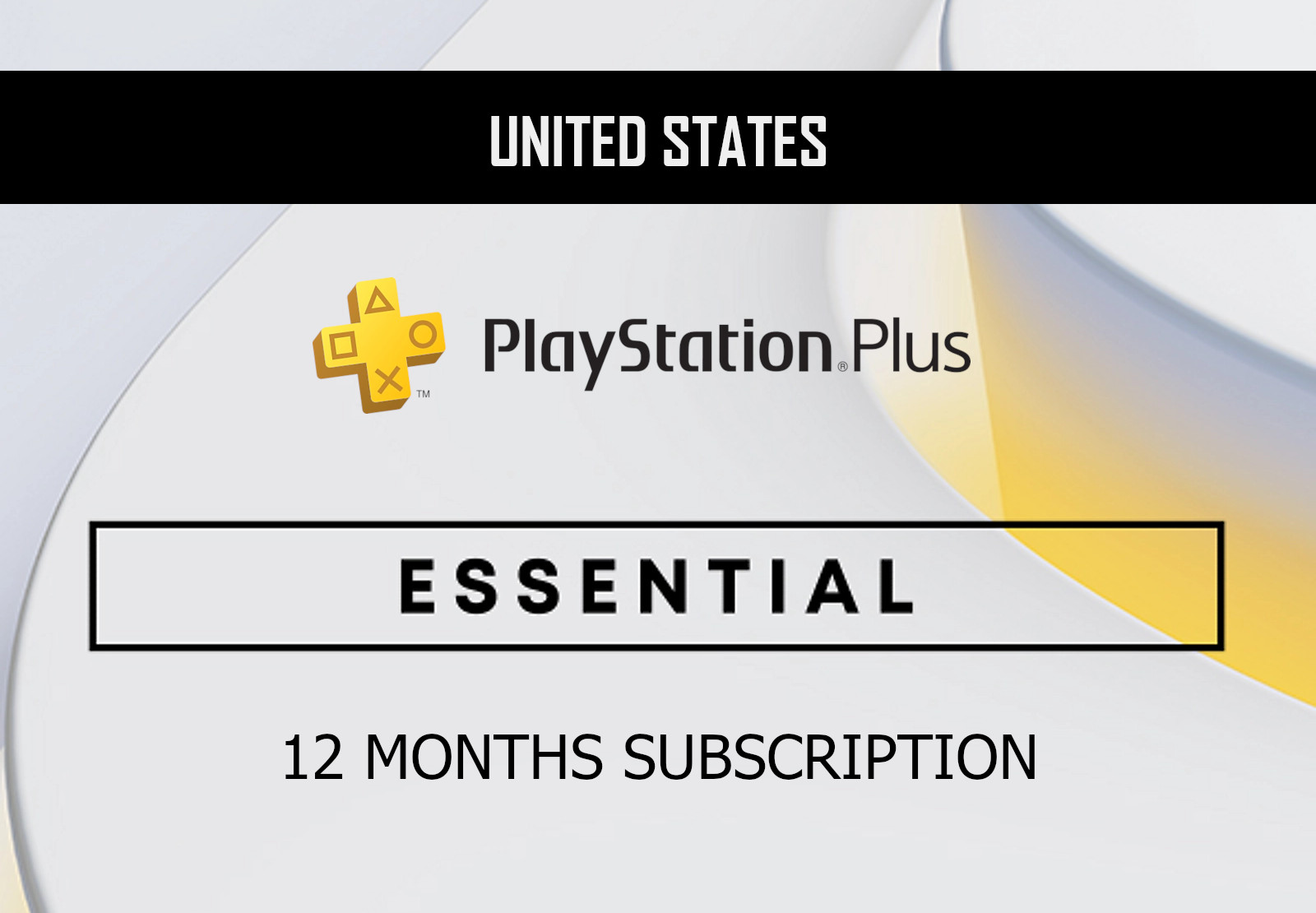 12-Month Sony PlayStation Plus Essential Subscription (Digital Key)