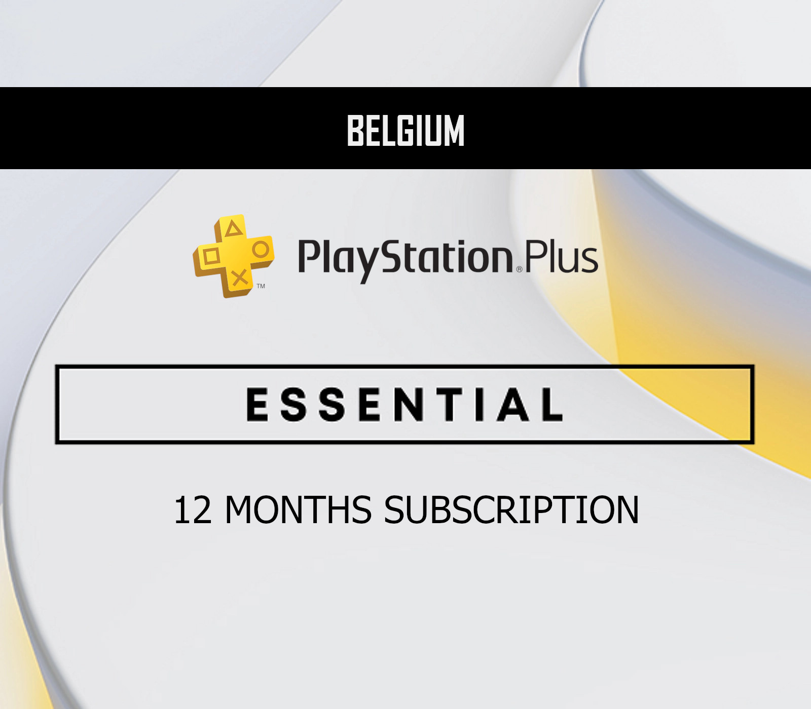 PlayStation Plus Essential 12 Months Subscription BE