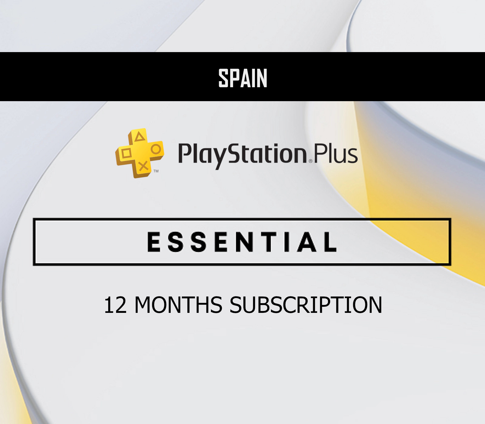 12 Month PSN Plus Essential Subscription (Spain)