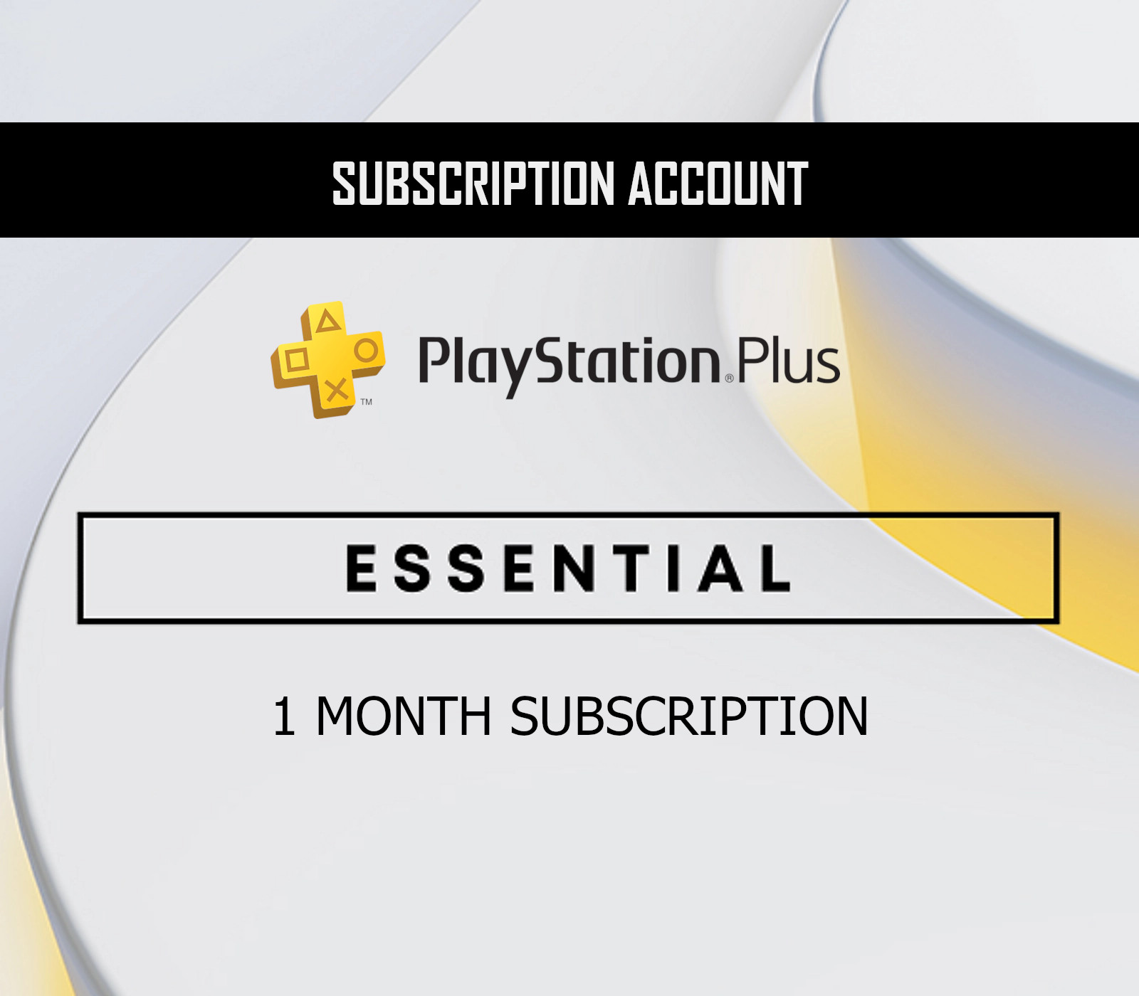 cover PlayStation Plus Essential 1 Month Subscription ACCOUNT